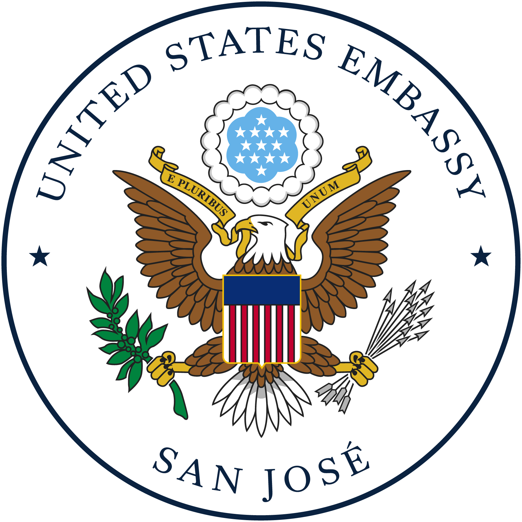 United States Embassy San Jose Logo