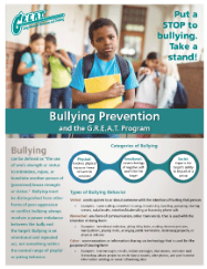Bullying Prevention Brochure